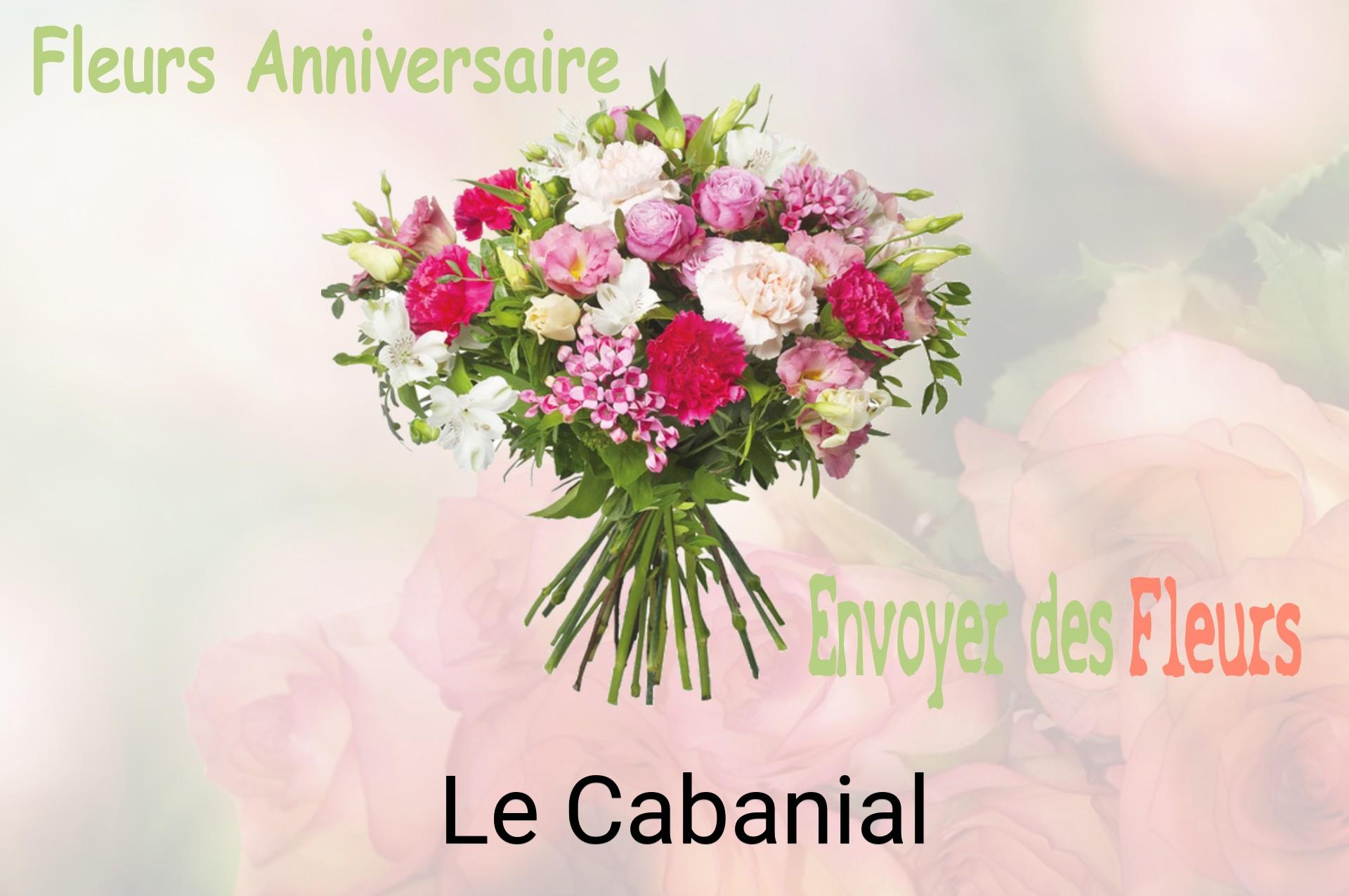 Bouquet de fleurs d’anniversaire livré à Le Cabanial